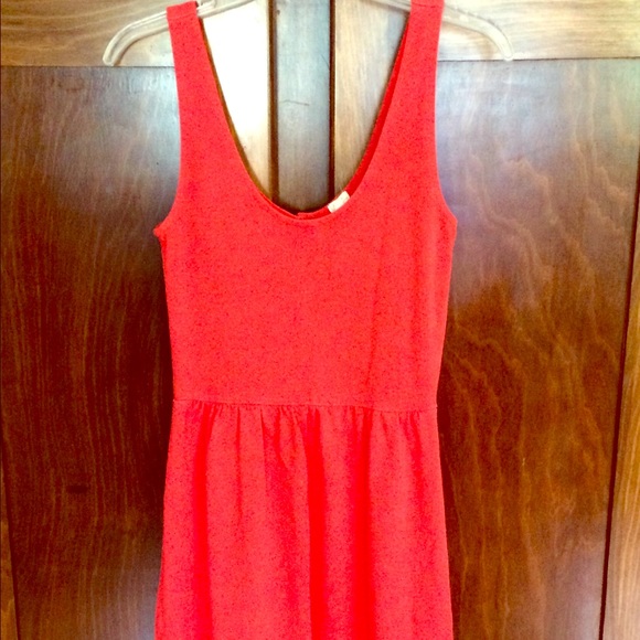 Cotton JCREW button back dress+