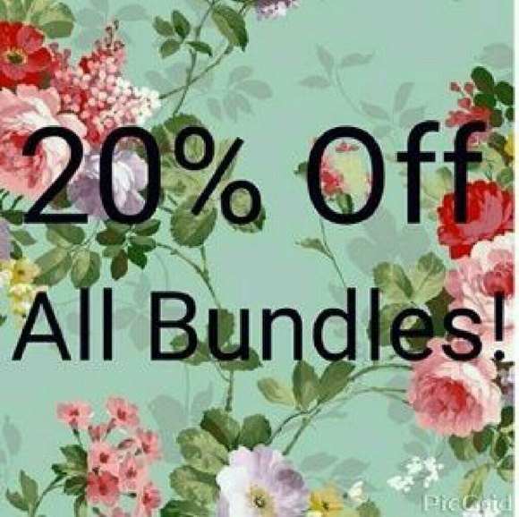 Limited time!! 20% off bundles
