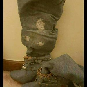 Jean boots