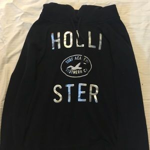 Hollister navy hoodie xs