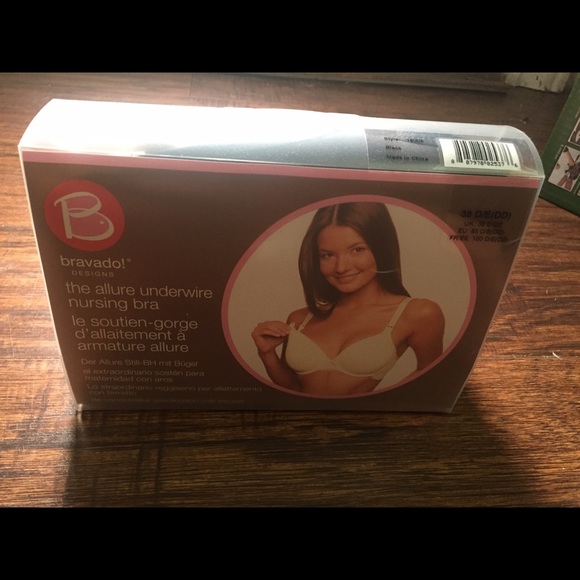 Black Bravado Nursing bra size 38 D/E (DD).