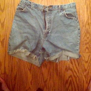 High waisted shorts
