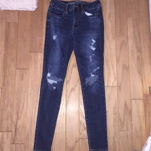 American Eagle Ripped Skinny Jeans