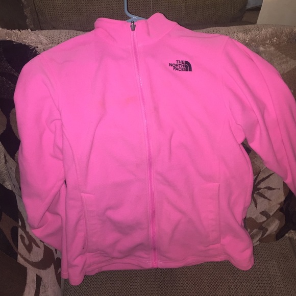 Pink north face