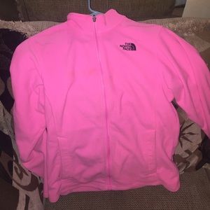 Pink north face