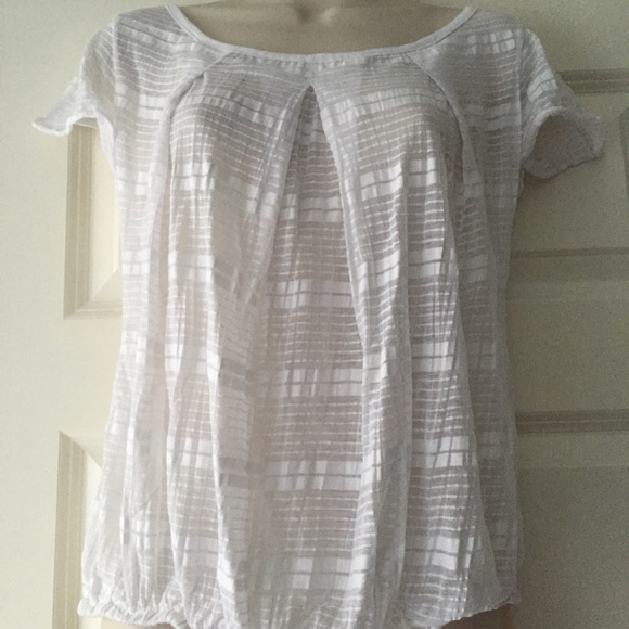 WHITE TOP - DKNY JEANS - Soft cotton top