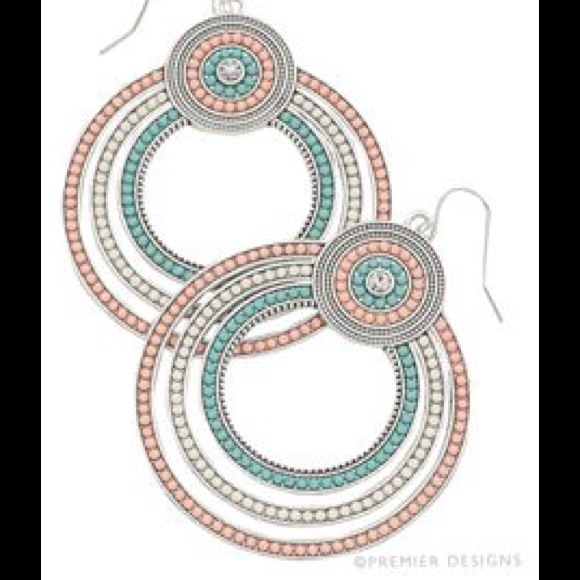 NWOT Premier Designs 'Sorbet' earrings