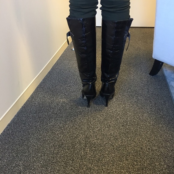 Jimmy Choo black knee high boots - Picture 4 of 4