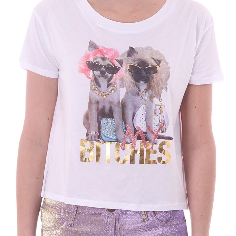 Juicy couture "my bitches" dog tee