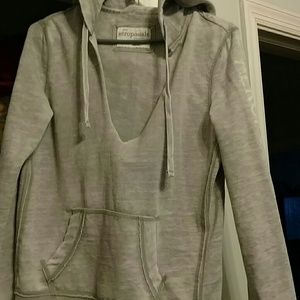 V-neck cut Hoodie