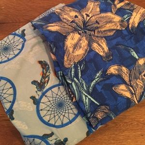 LuLaRoe TC Leggings Dreamcatchers and Lillies