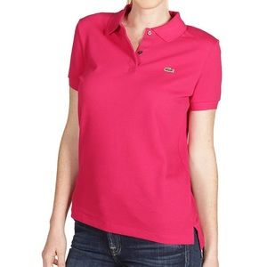 Lacoste Polo Shirt Pink 42