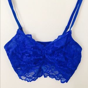 Royal blue bralette