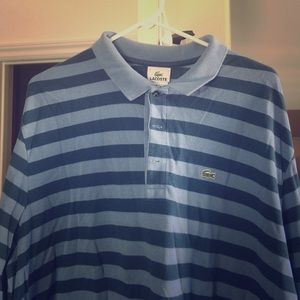 Lacoste long sleeve polo size 9