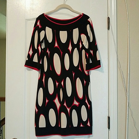 Cute Dress in Red,Black and White! - Picture 1 of 4