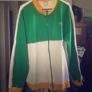 Lacoste track jacket size 9