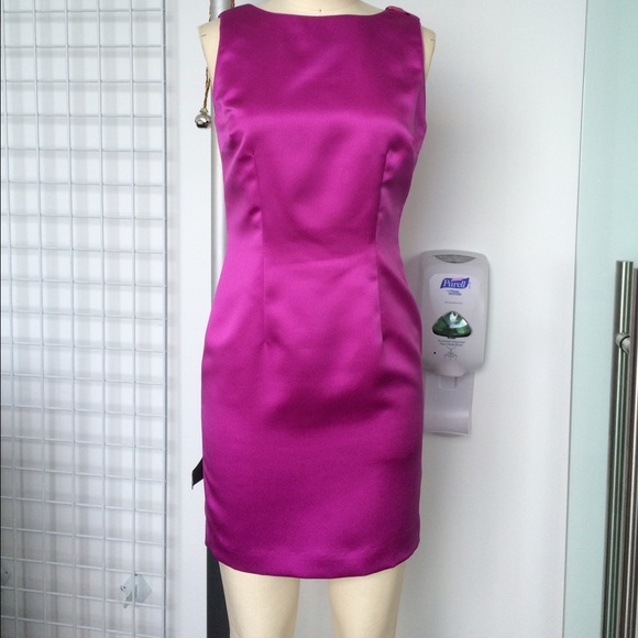 Poly satin dress