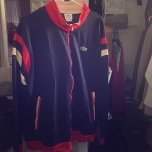 Lacoste track jacket size 9