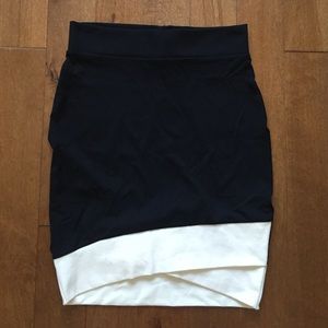 Hi-Lo Front Hem Wrap Skirt