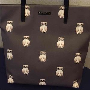 Kate Spade Owl Bon Shopper Tote