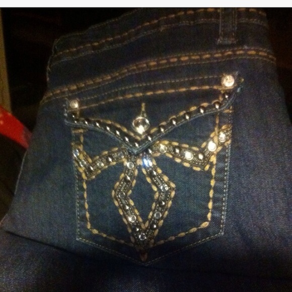 Denim capris