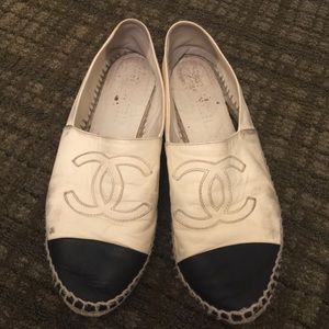 Chanel White Espadrilles Chanel White Espadrilles