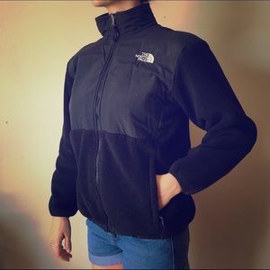 Kids black north face