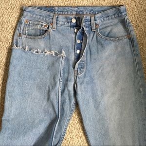 Vintage Levi's Boyfriend 501 High Waisted Jeans
