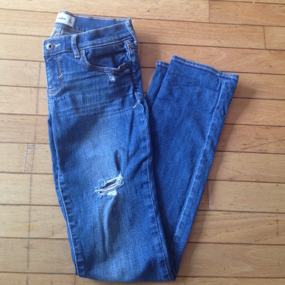 Abercrombie Kids Blue Ripped Jeans