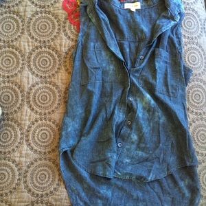 Anthropologie button up top