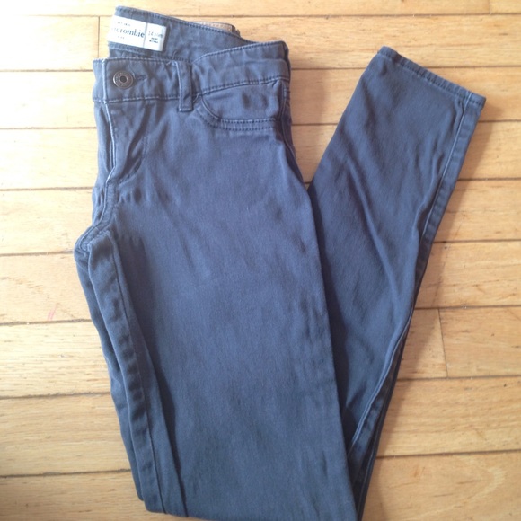 Grey Abercrombie Kids Pants