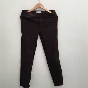 Madewell Skinny Skinny Ankle Zip Moto Pants
