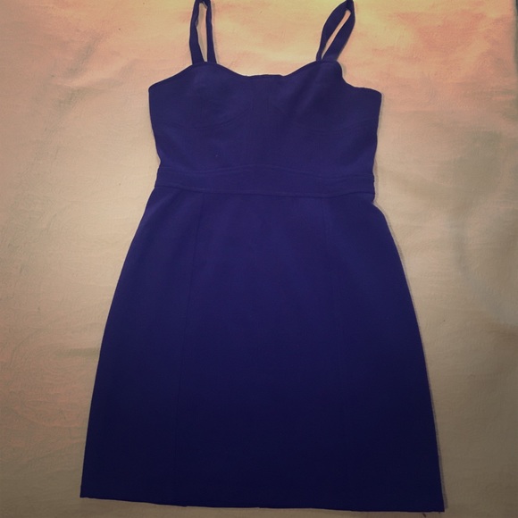 Blue mini dress