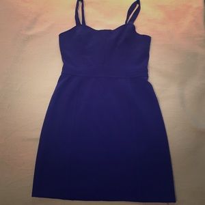Blue mini dress