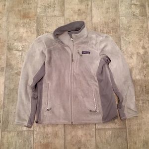 Silver/purple Patagonia Pullover