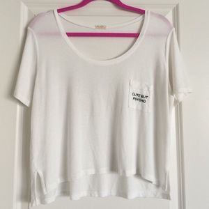 Brandy Melville "Cute but psycho" top