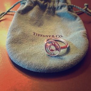Tiffany 925 Sterling Ring size 6 Atlas Collection