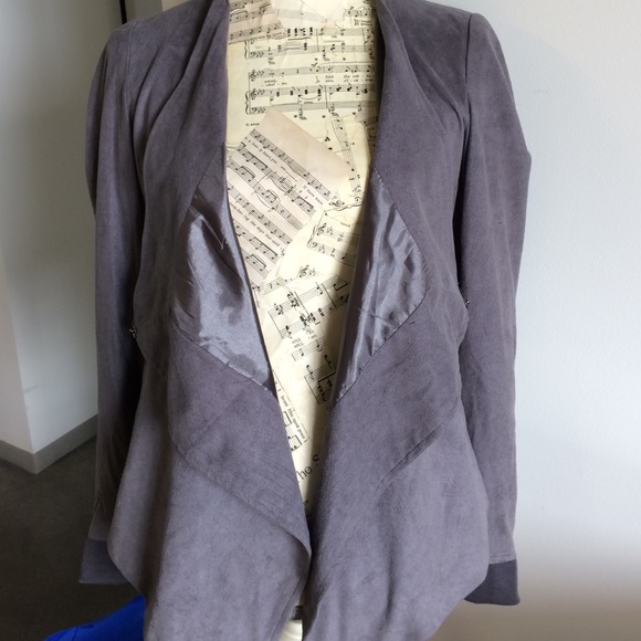 Grey suade jacket - Picture 3 of 3