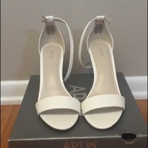 Apt 9 white heels