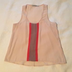 Sheer racer back tank
