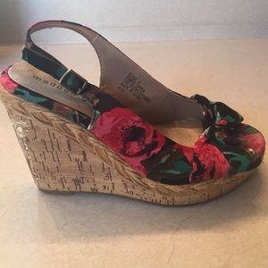 Madden Girl, Floral Wedges