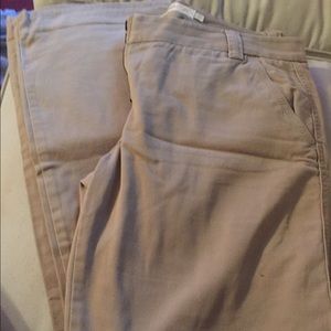 Fleece lined chino