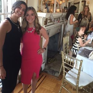 Hot pink special occasion dress size xs