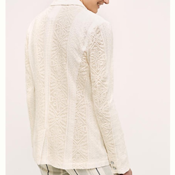 SOLD---------πHP! Anthro Lace Blazer - Picture 3 of 4