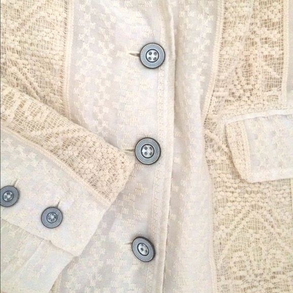 SOLD---------πHP! Anthro Lace Blazer - Picture 4 of 4