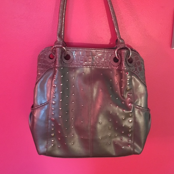 Grey handbag