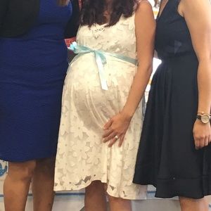 White Maternity dress