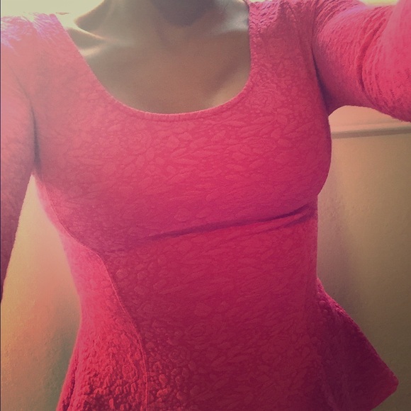 Hot Pink Long Sleeved