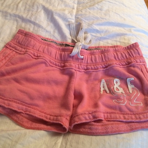 Abercrombie athletic shorts (light pink) - Picture 1 of 3