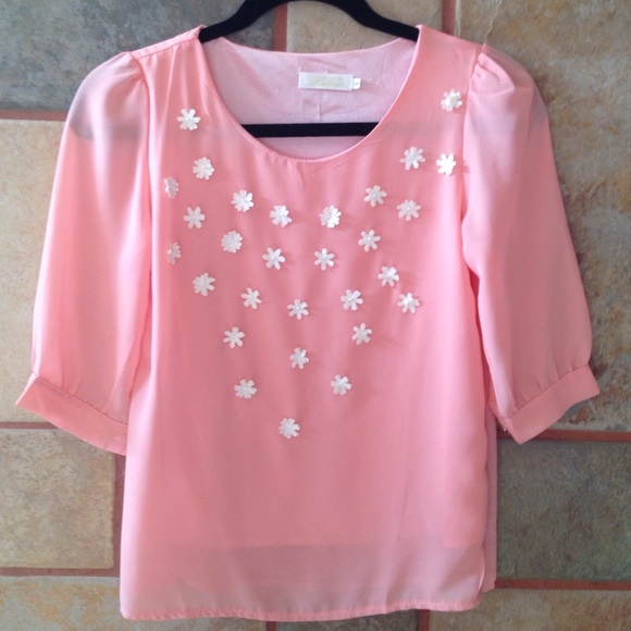 Pink Daisy Top